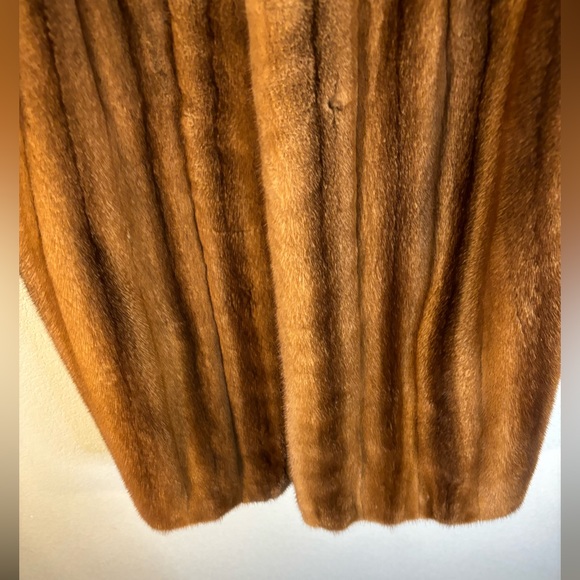 MICHAEL KORS Long Brown Fur Coat with Pockets 🤎🍂 Elegant & Stylish & Classy - Picture 13 of 13